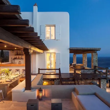 Bella Platias Offers Elegant And Spacious Stunning Sea Views Romantic Sunset Views O 빌라 *